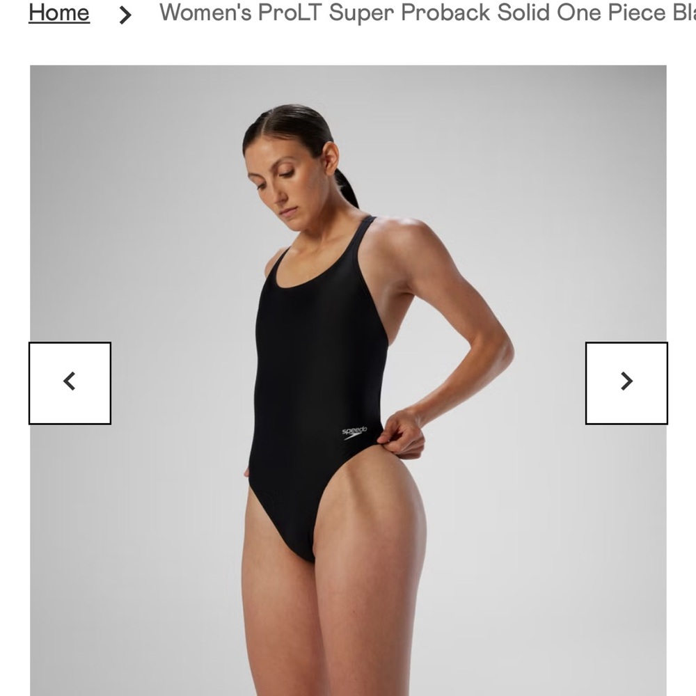 Speedo Classic Black Swimsuit